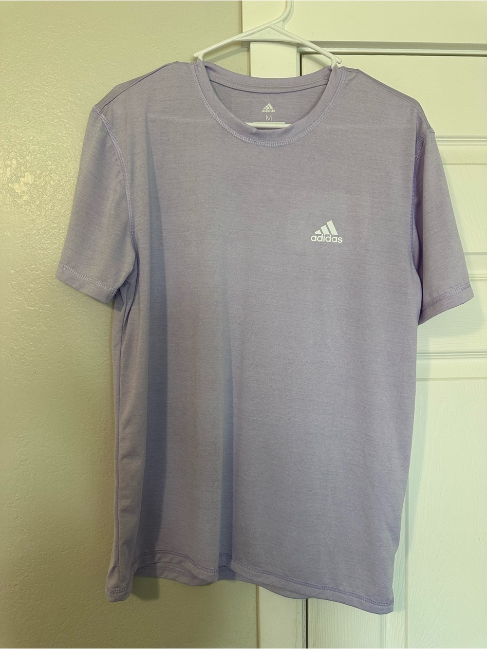 adidas Men’s Light Lavender Crew Neck Tee